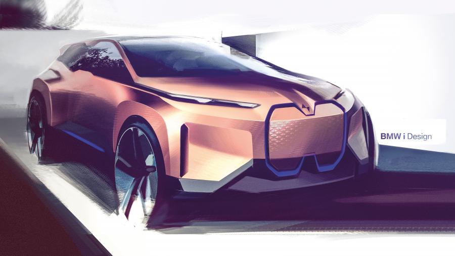 Эскиз BMW Vision iNEXT 2018 года  (фото 21 из 128)